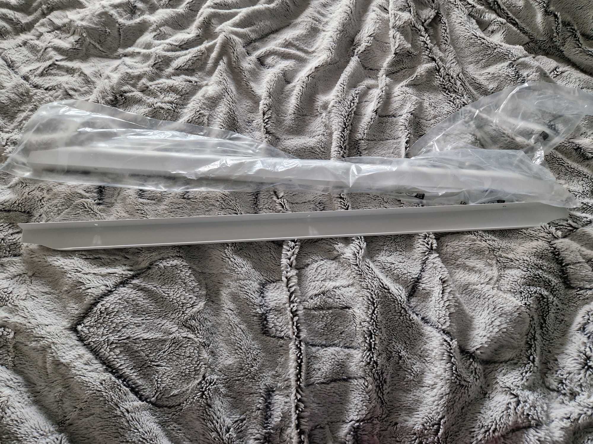 Uchwyt meblowy do szafki umywalkowej 80cm biały 2 szt