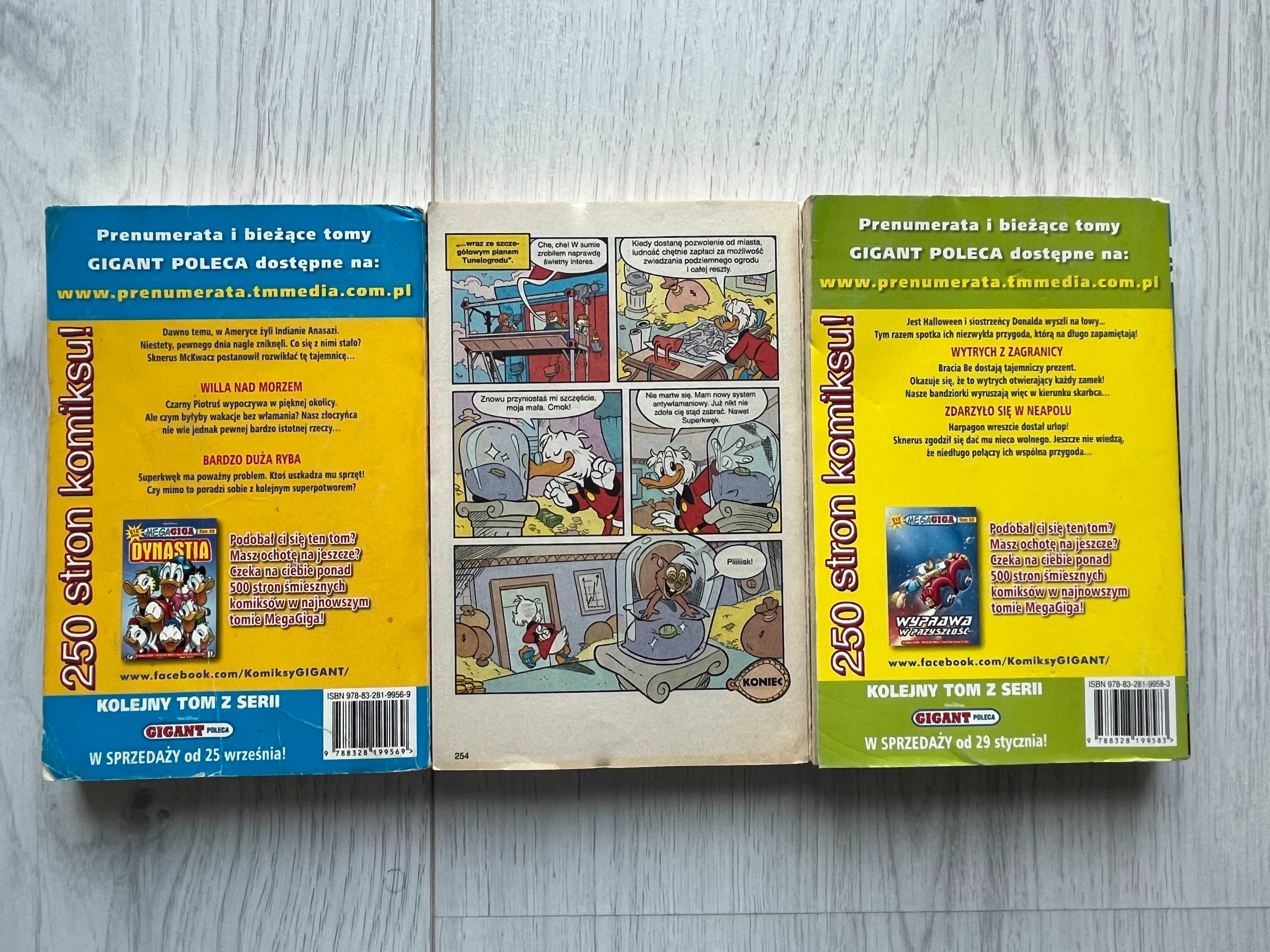 Komiks Gigant Rok 2018 3 sztuki numery 213, 214 i 215