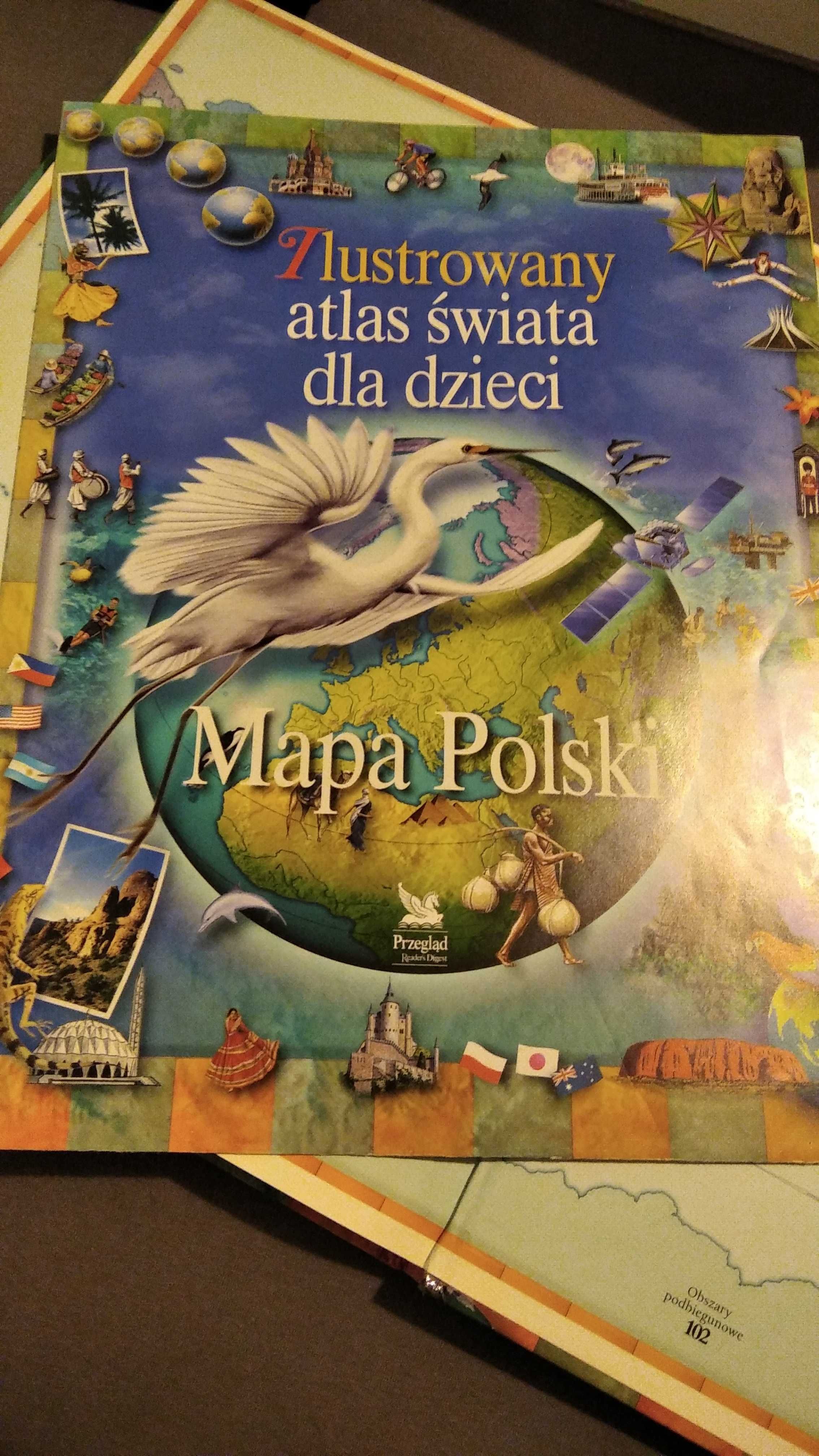 Ilustrowany atlas świata dla dzieci święta gwiazdka