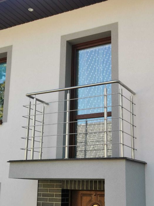 Balustrada Schody Zabezpieczenia Stal Nierdzewna