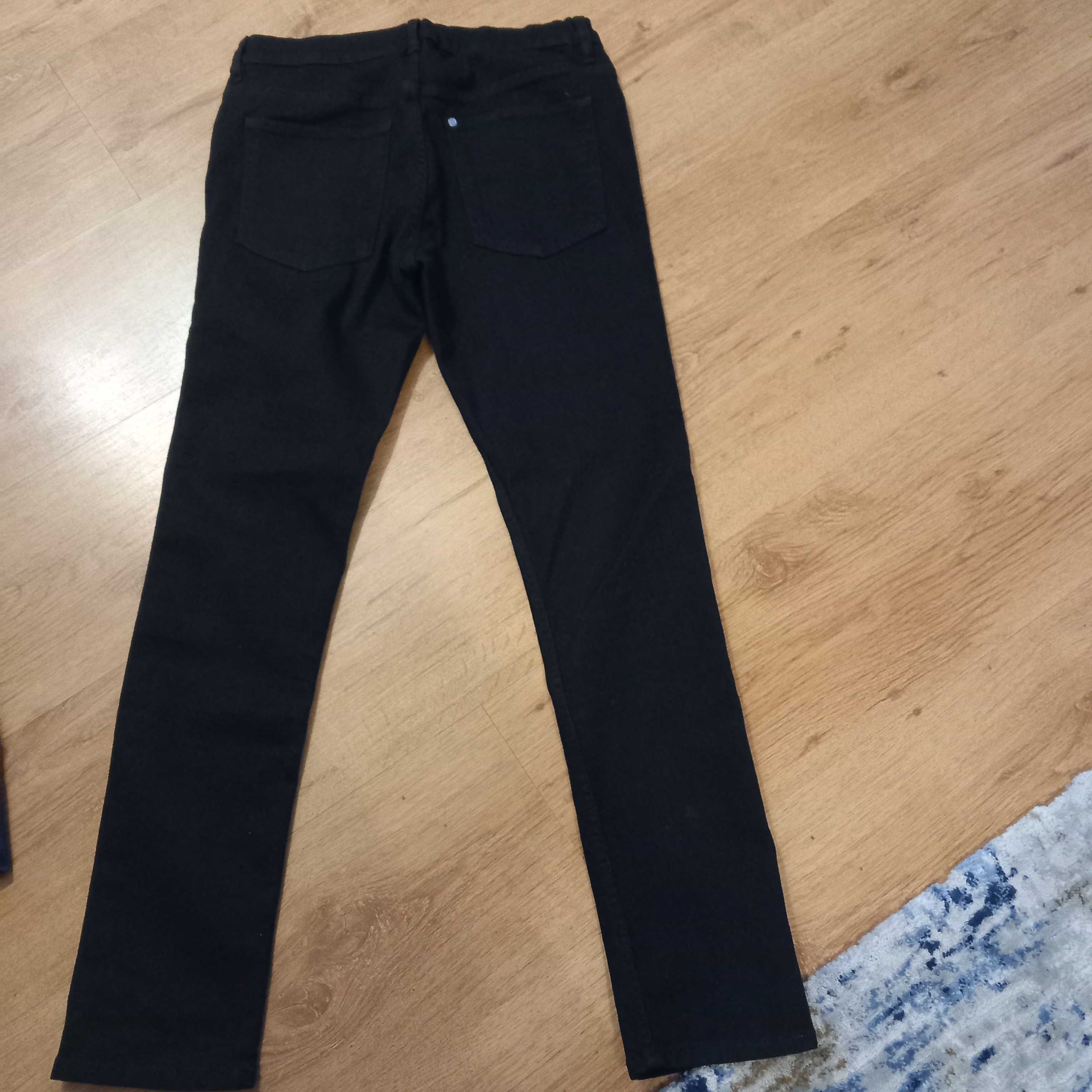 Spodnie jeansowe czarne rozm.158