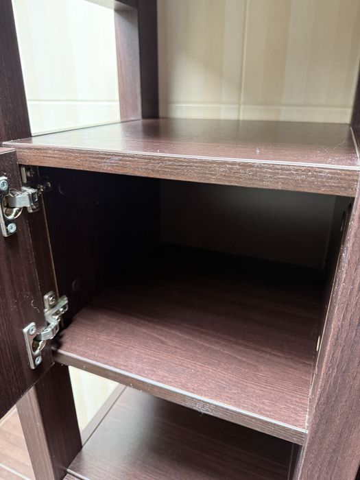 Meble do łazienki wenge półka szafka słupek