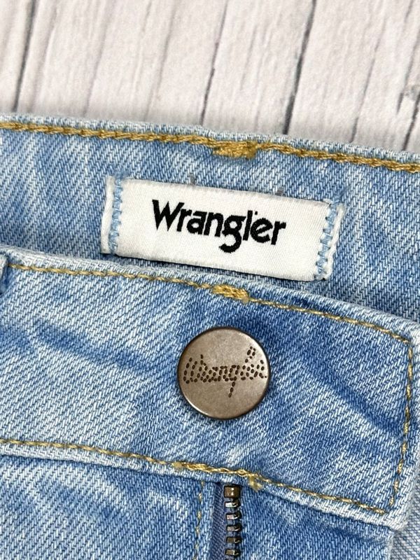 Wrangler Retro Skinny Jeansy Rurki Damskie Wysoki Stan r. W24 L32