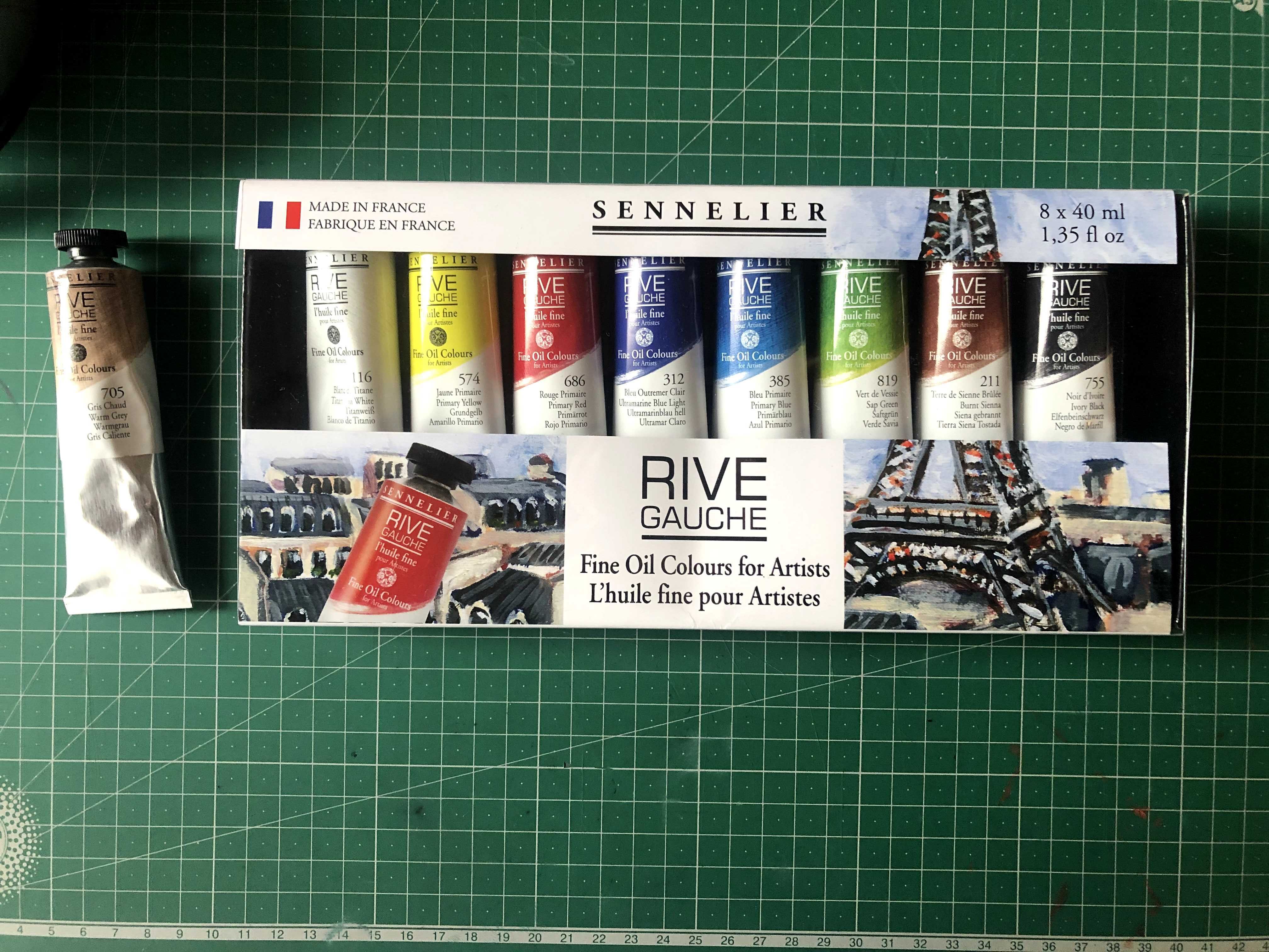 Tintas Óleo - Marca Rive Gauche