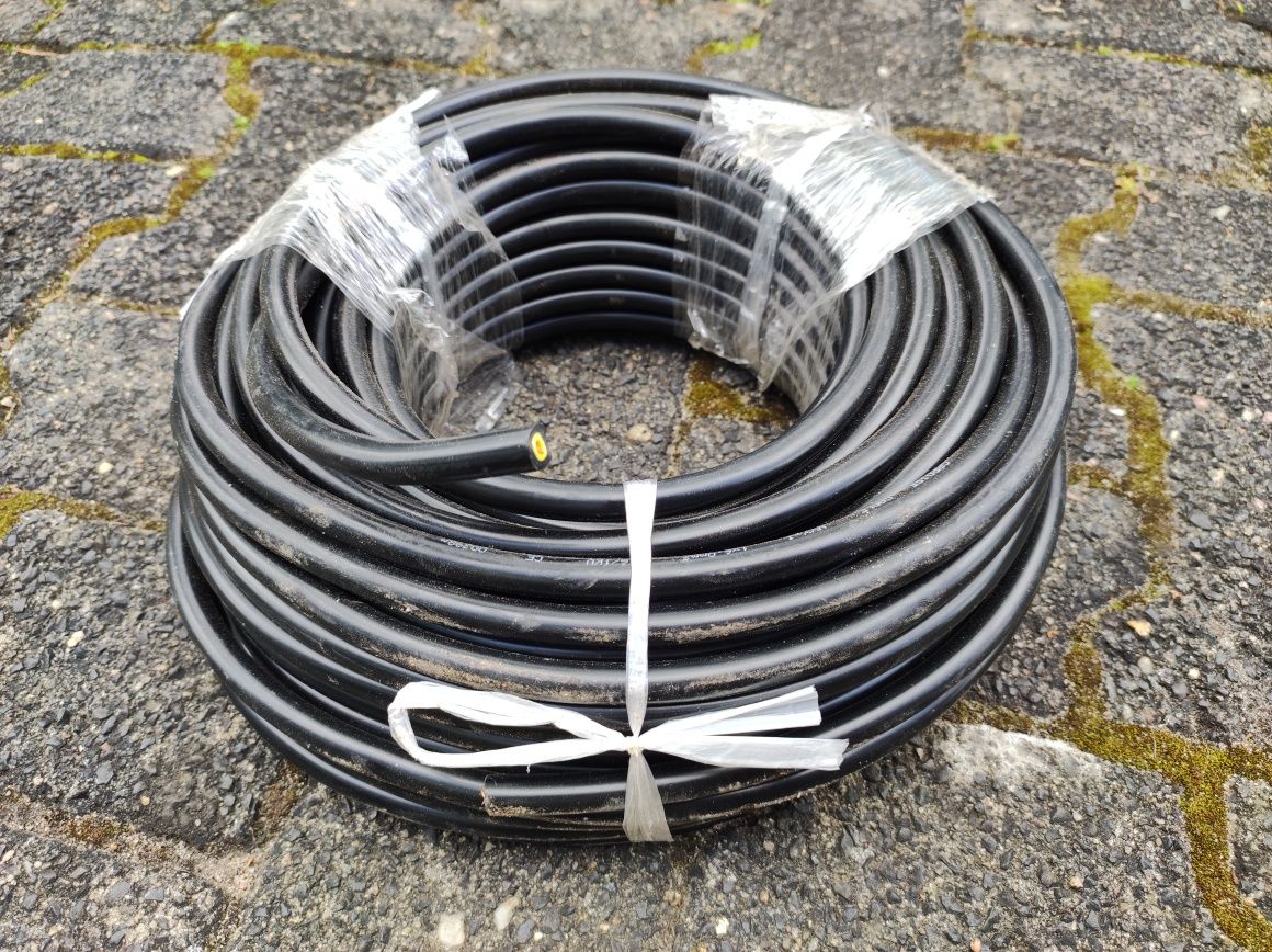 Kabel uziemienia linka NYY-J (1x6 mm²) (UV) z podwójną izolacją 35m
