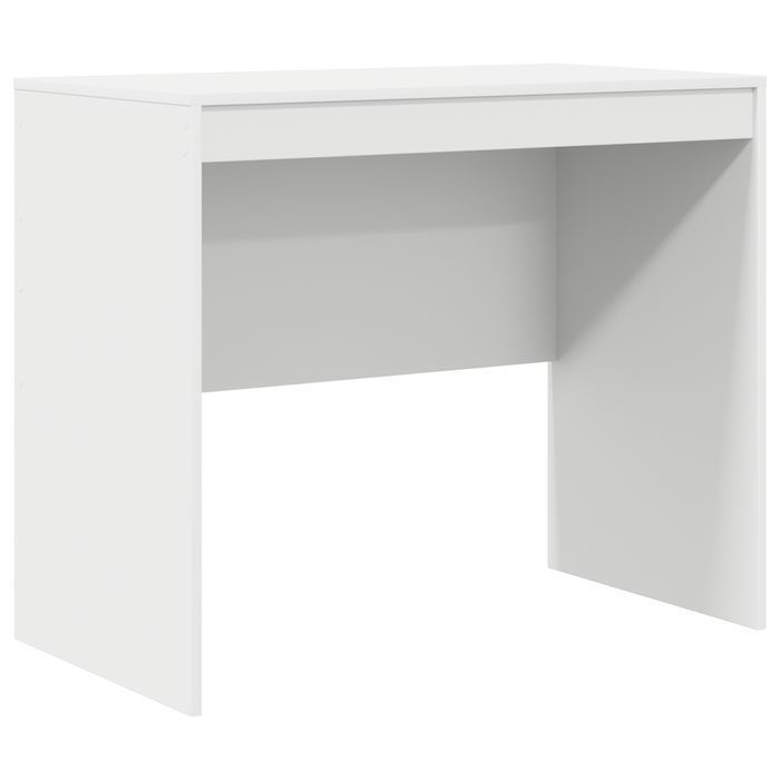 Vidaxl Biurko Komputerowe Białe Drewno Inżynieryjne 90 X 50 X 76 Cm