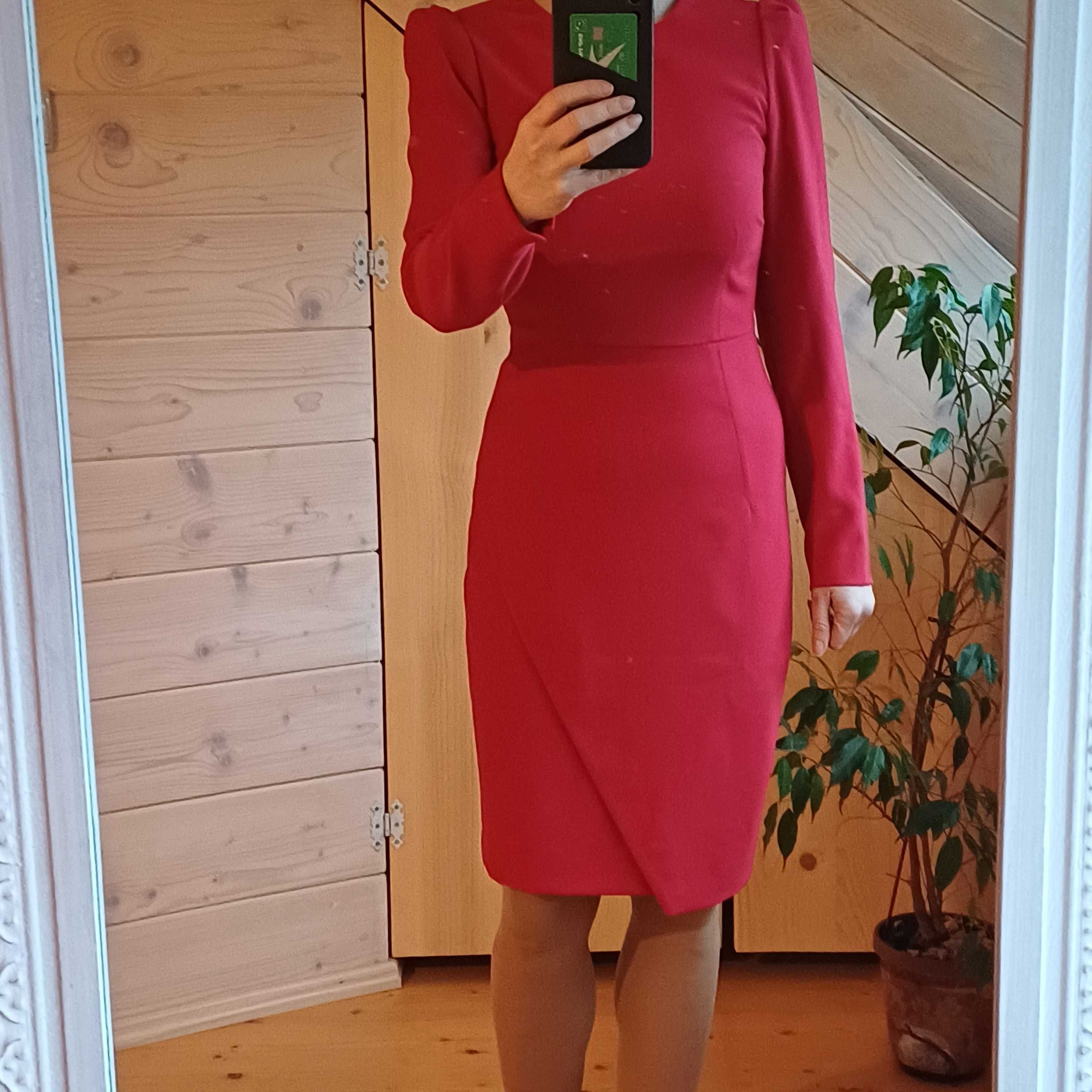 Sukienka Taranko 34 piękna czerwień super stan