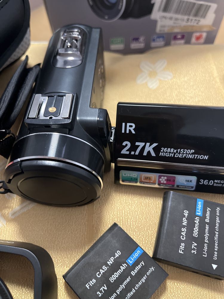 Camara de video grava em UHD 2.7k