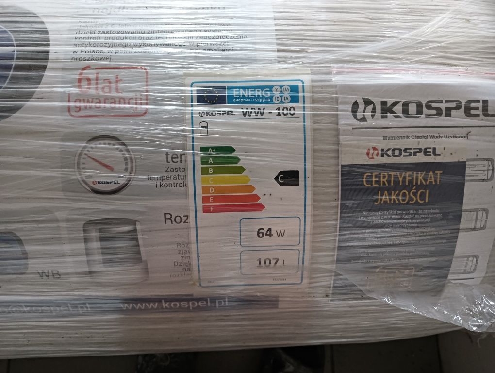 Bojler kospel 100l ww wymiennik ciepła