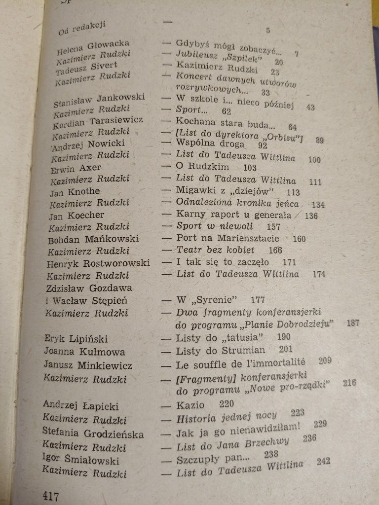 Wspomnienia o Kazimierzu Rudzkim