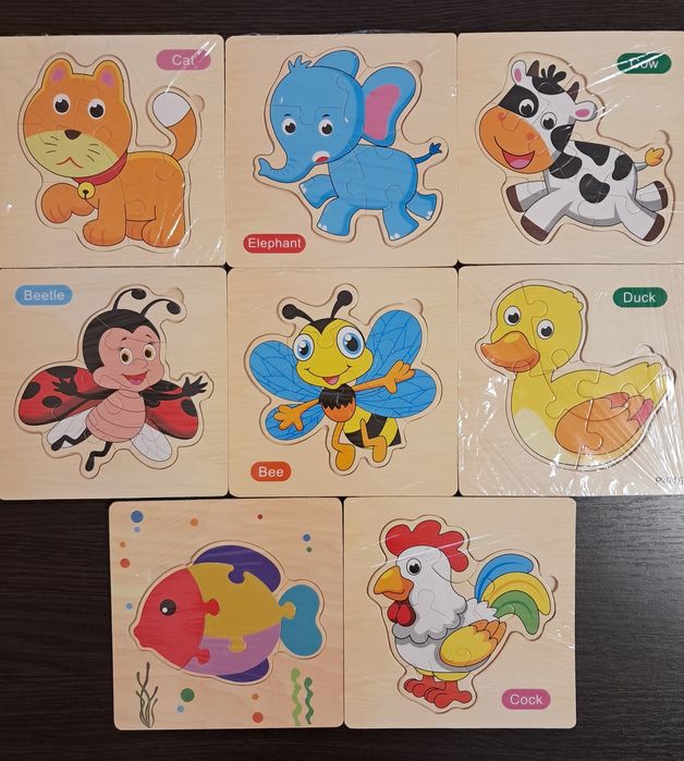 Дитячі пазли складанки