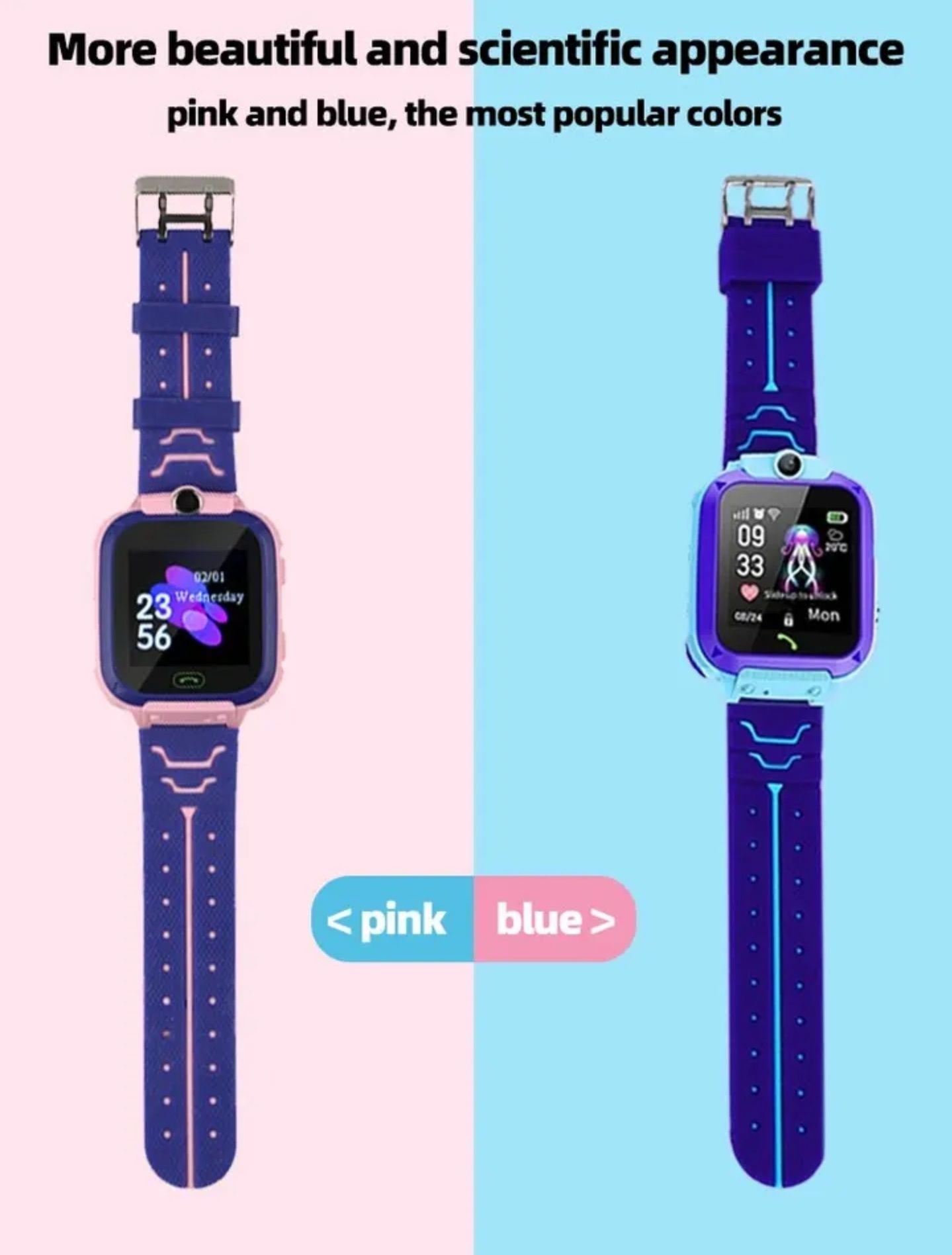 Smartwatch dla dziecka różowy lub niebieski