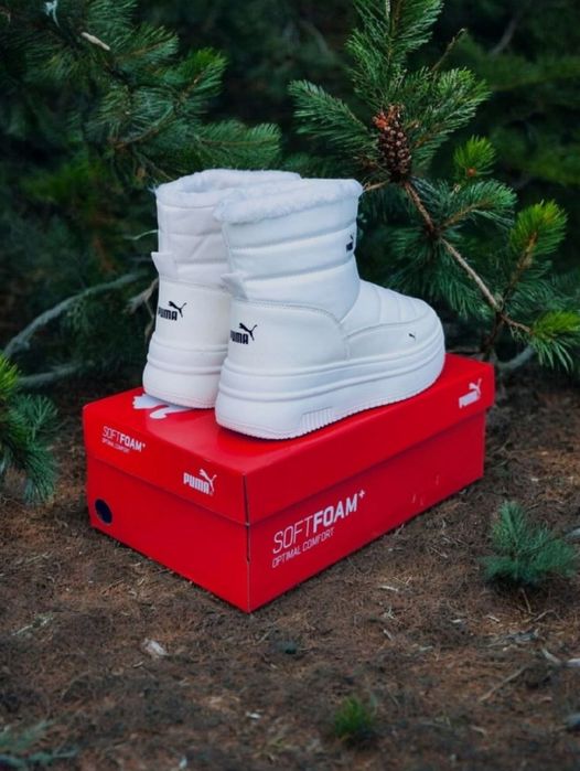 Жіночі зимові черевики Puma/дутики пума/сноубутсы/ботинки/сапожки пума