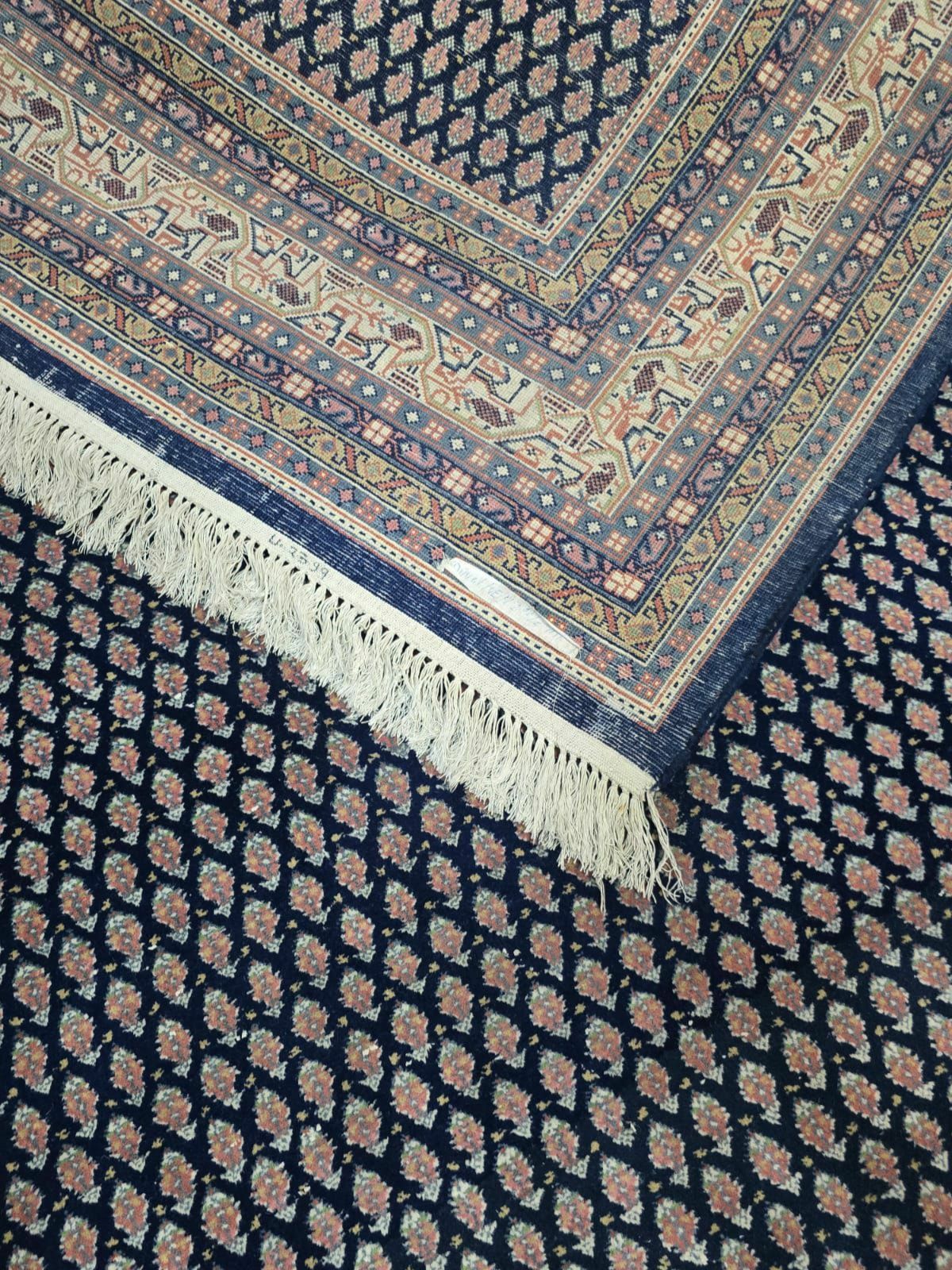 Indo Mir - Tonacja Granatu - Perski dywan - Wełniany - 225 x 340 cm
