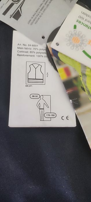 Spodnie robocze z metką