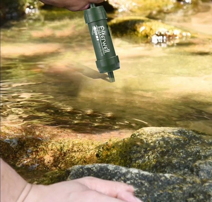 Туристичний фільтр для води Filterwell green