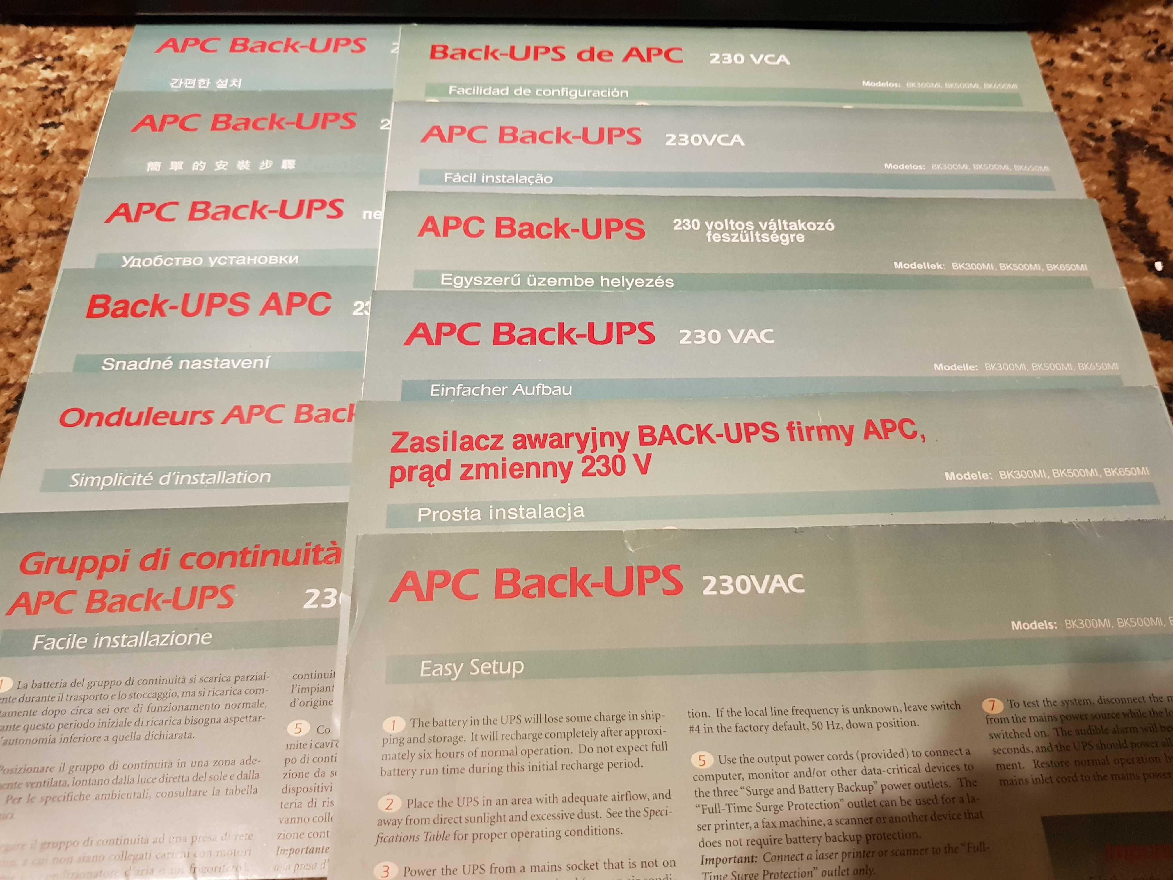 Zasilacz awaryjny APC Back-UPS 500