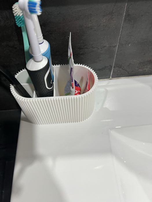 Suporte escovas e pasta dentes- Acessórios casa de banho