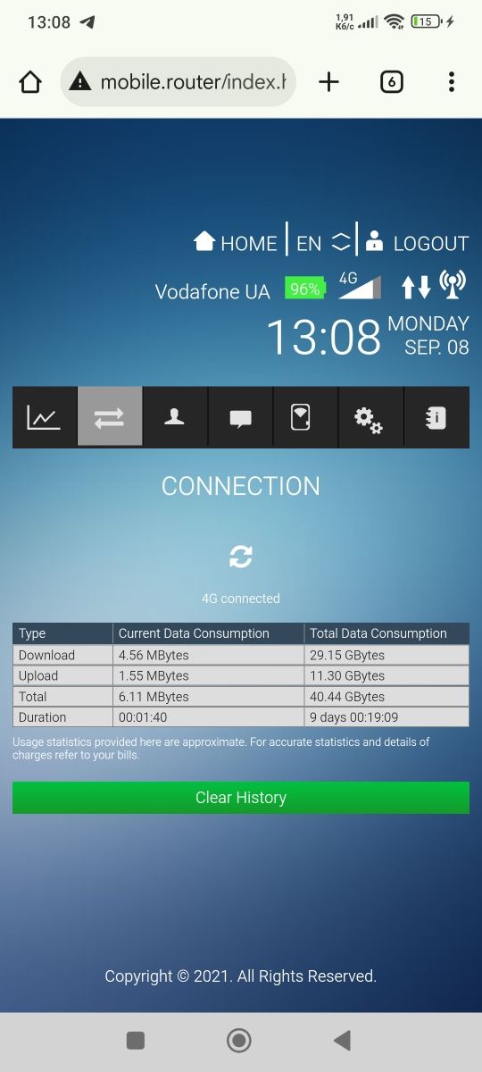Мобільний роутер Xiaomi F490 LTE mobile WiFi