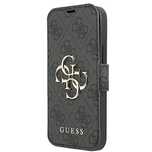 Etui Guess 4G Big Metal Logo na iPhone 13 Pro Max 6,7" - szare