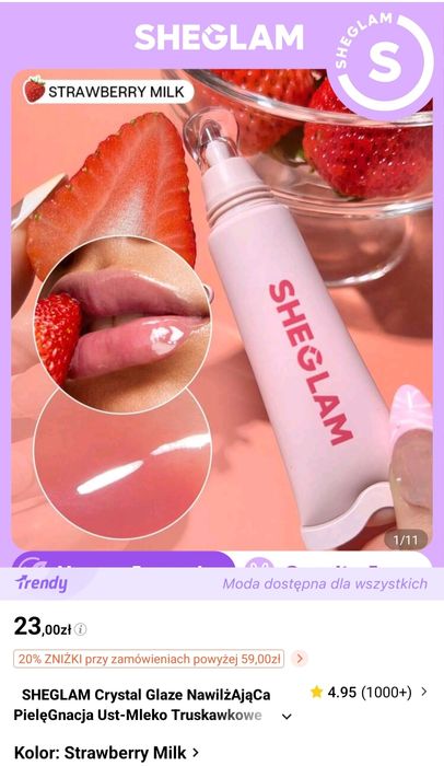 Błyszczyk do ust SHEGLAM