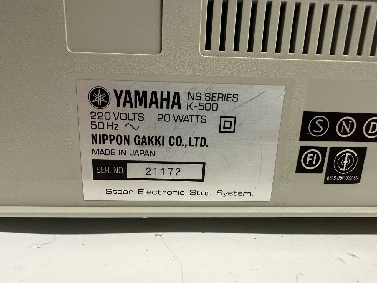 Magnetofon kasetowy Yamaha K 500, Japan