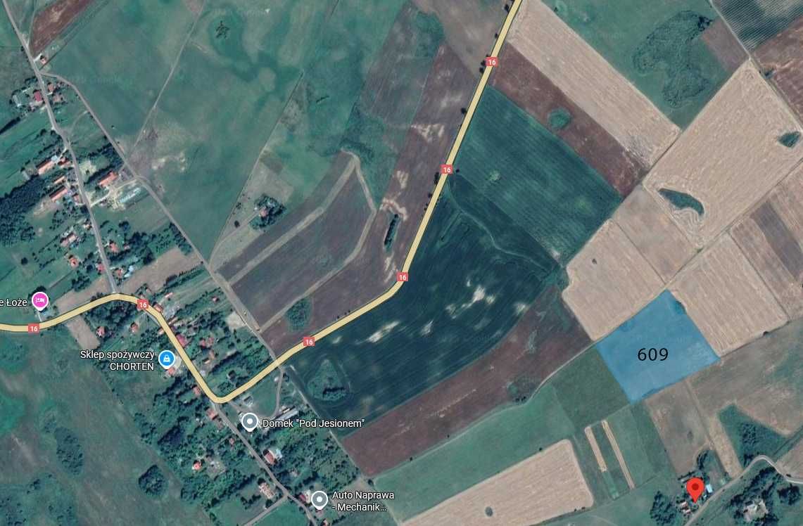 Mazury 6 km od Mikołajek - działki rolne w Woźnicach