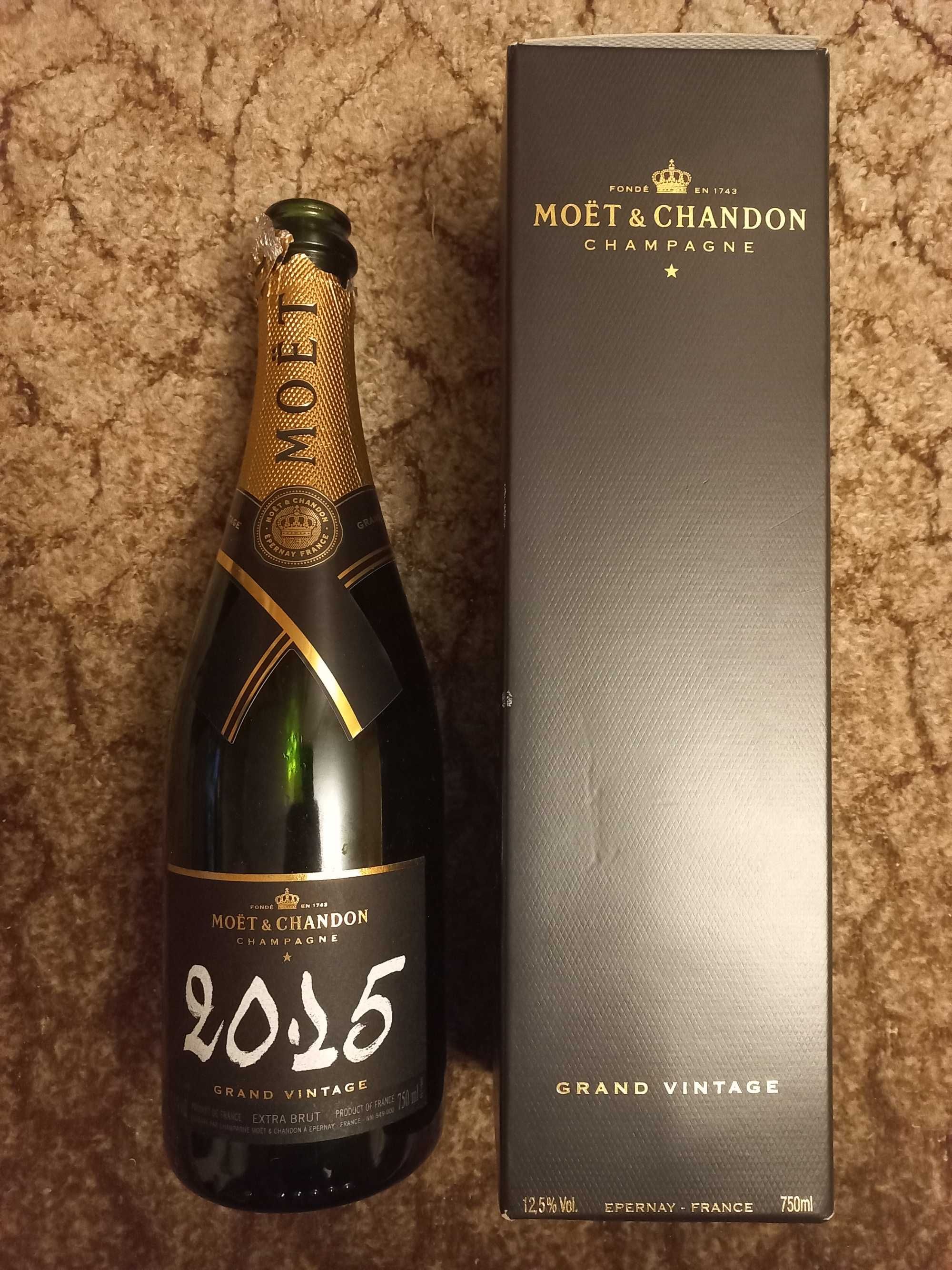 Бутылка  от moet & chandon grand vintage