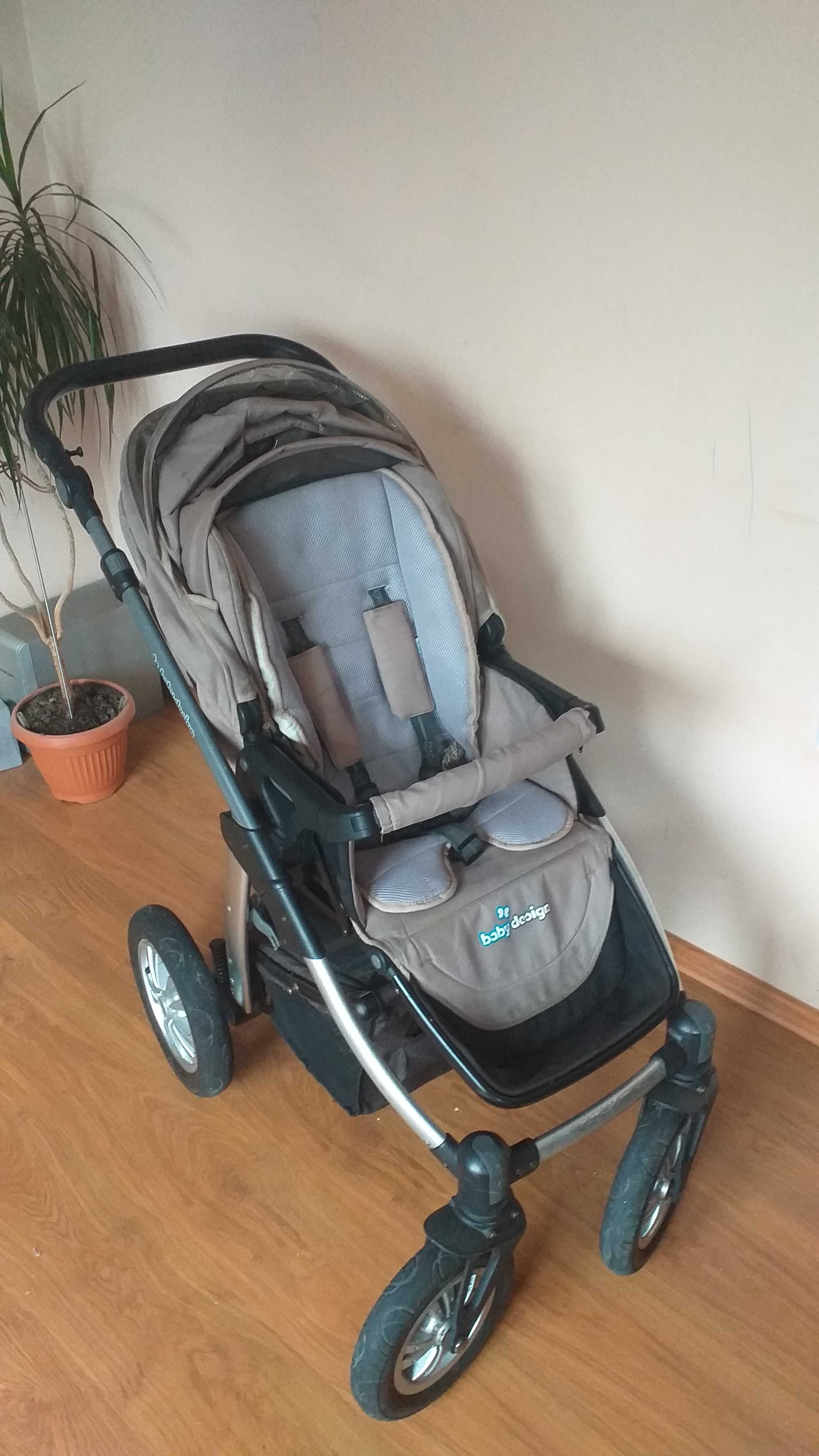 Wózek 2w1 BABY DESIGN LUPO, gratis fotelik