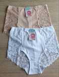 2×Damskie majtki figi z wysokim stanem 4XL