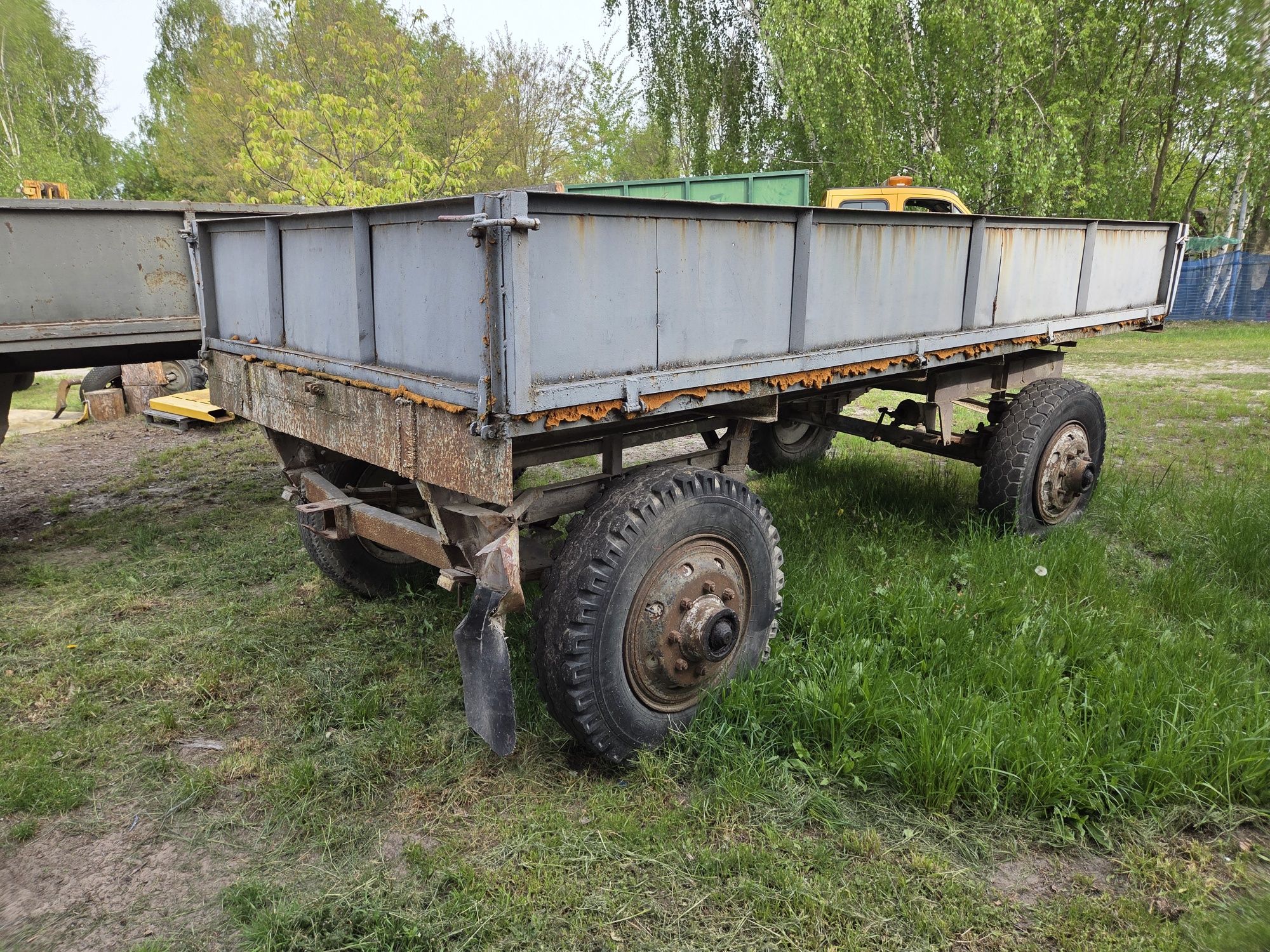 Przyczepa rolnicza Autosan d50 6t. Do balonów skrzynio palety transpor