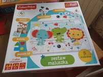 Puzzle memos kolory kształty zwierzęta zabawy maluszka