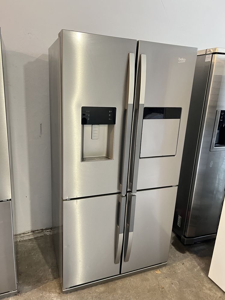 Lodówka Beko GNE 134620 X Side by Side Srebrna