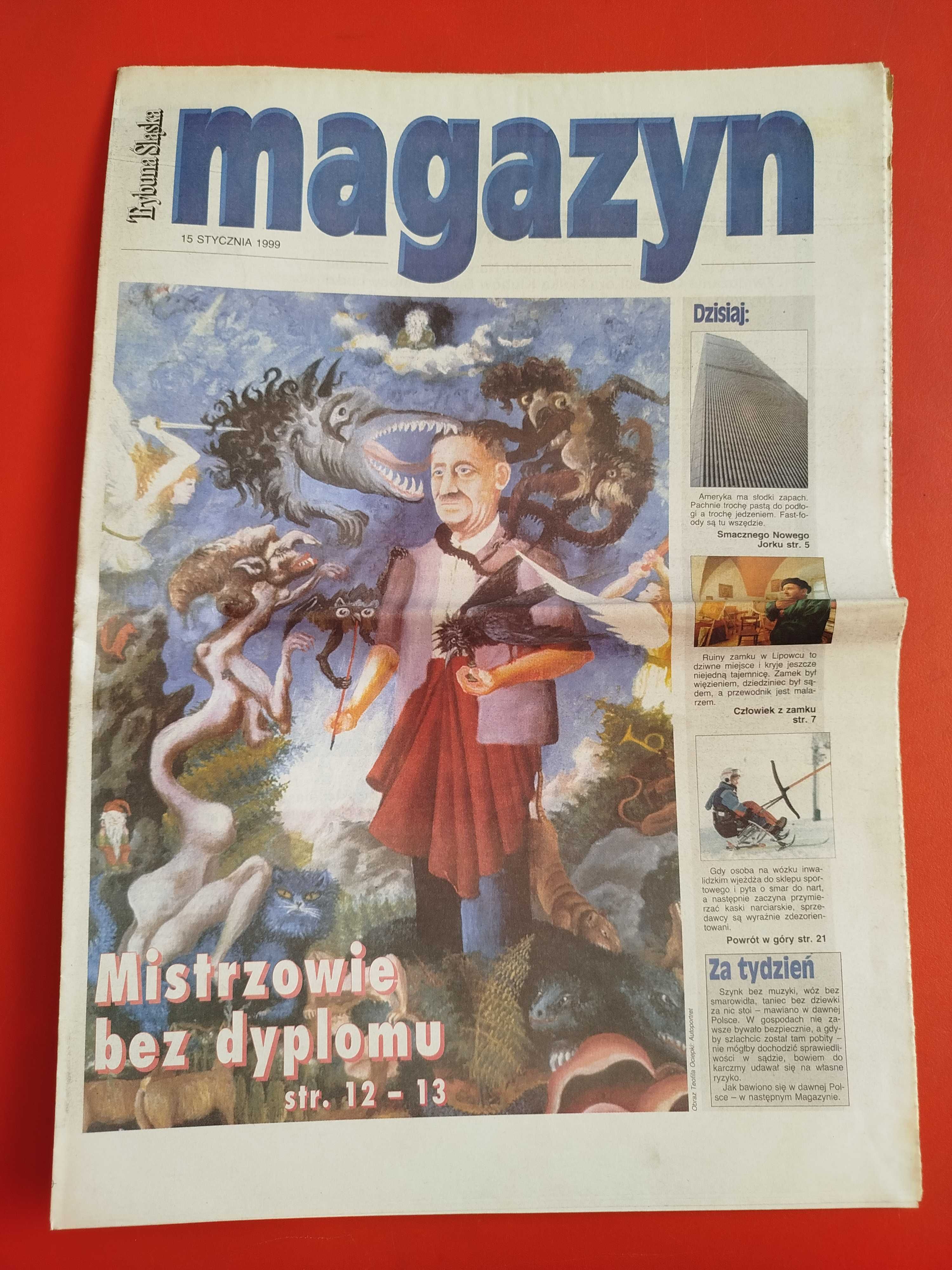 Trybuna Śląska nr 12, 15 stycznia 1999, Z Archiwum X