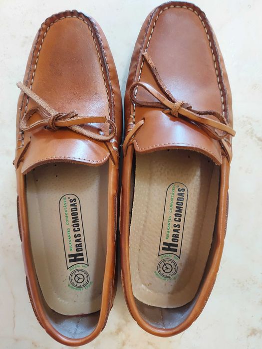 Mocassins camel 38
