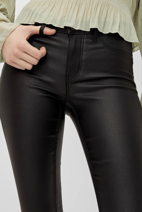 Штани зі штучної шкіри Skinny Fit