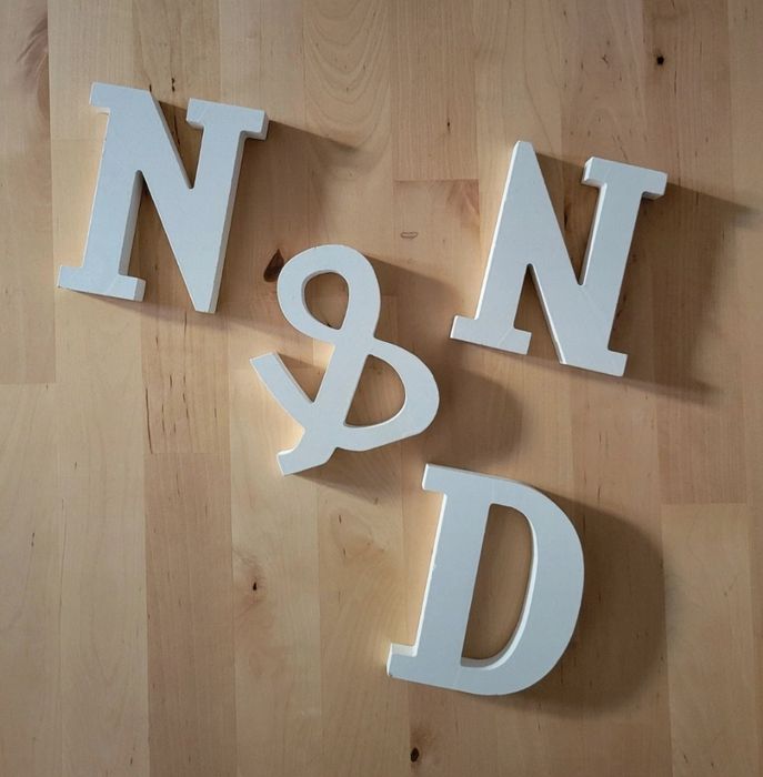Letras de madeira
