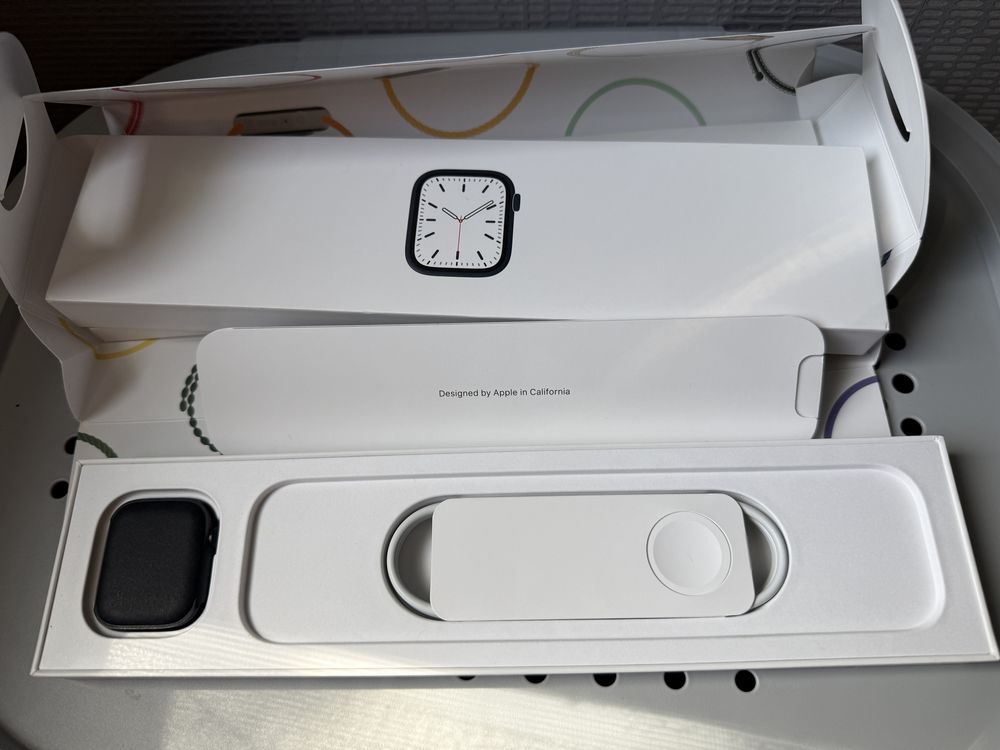 MKMX3LL/A Apple Watch Series 7 41mm Midnight S/M GPS A2473
