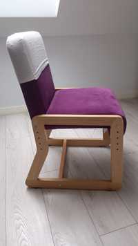 Krzesło Timoore Simple fioletowe, rośnie z dzieckiem