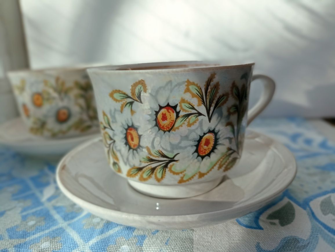 Чайні пари, сервіз чайний, , заварник, чашка