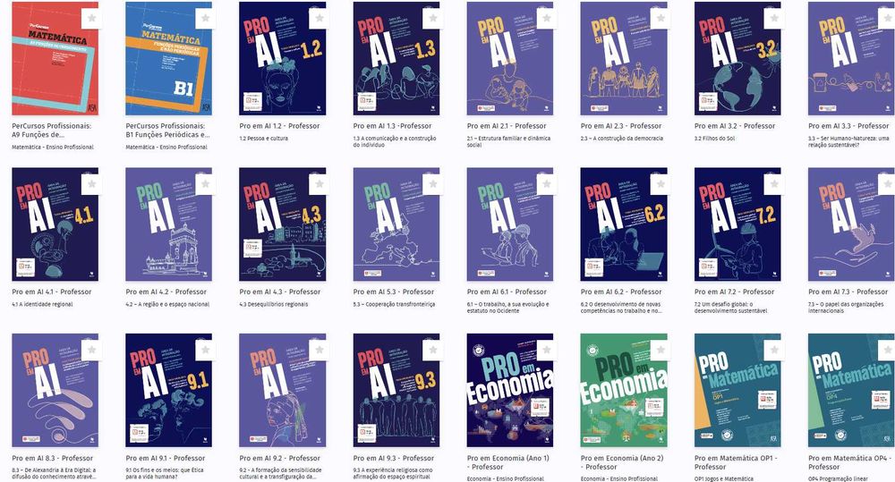 Recursos manuais ensino profissional 10º ano