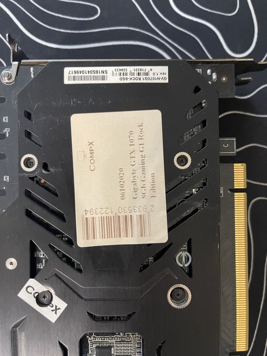 1070 Gigabyte 8Gb Gaming G1 Rock Edition