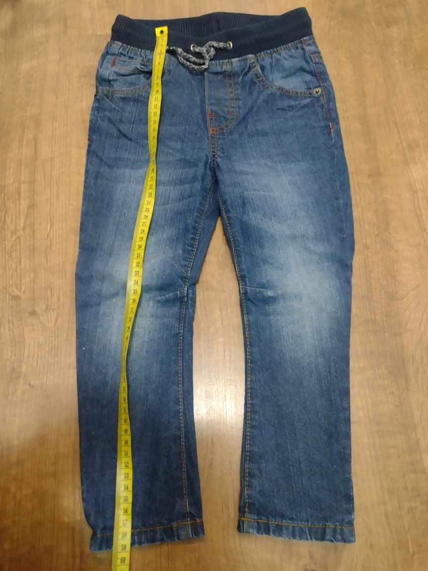 Spodnie jeans na gumce Zara 110