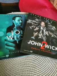 John Wick 1,2 film na DVD (wydanie książkowe)