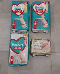 Pampersy Pampers Pants 3 - 3 paczki + Dada 3 - 1 paczka / 224 pampersy