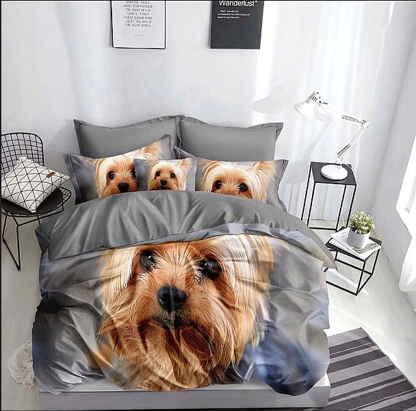 Pościel 160x200/3 części komplet poszewki 70x80 mikrofibra 3D Andreas