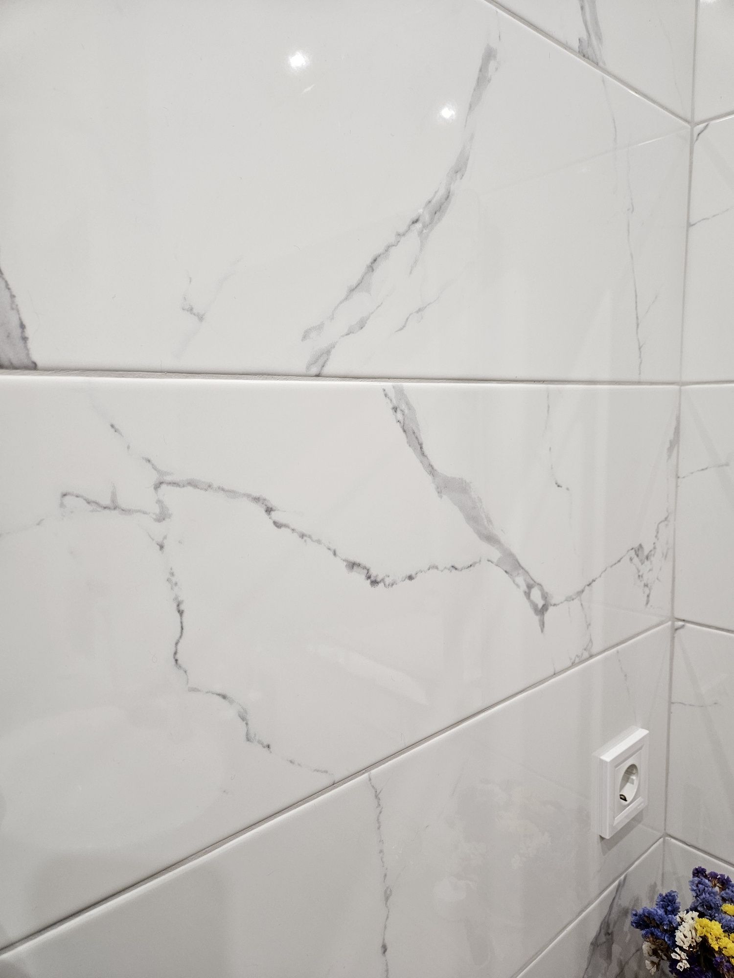 Плитка 1,31м2 для фартука кухні Cifre Statuario 25x75