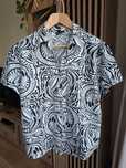 Koszula bluzka z krótkim rękawem Canda XL 42 XXL 44 wiskoza len