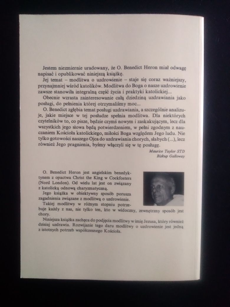 Modlitwa o uzdrowienie- Benedict M. Heron
