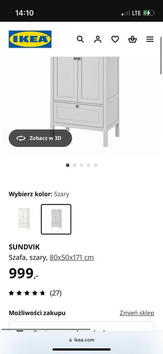 Szafa dziecięca Ikea